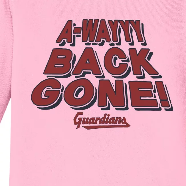 Awayyy Back Gone Baby Long Sleeve Bodysuit