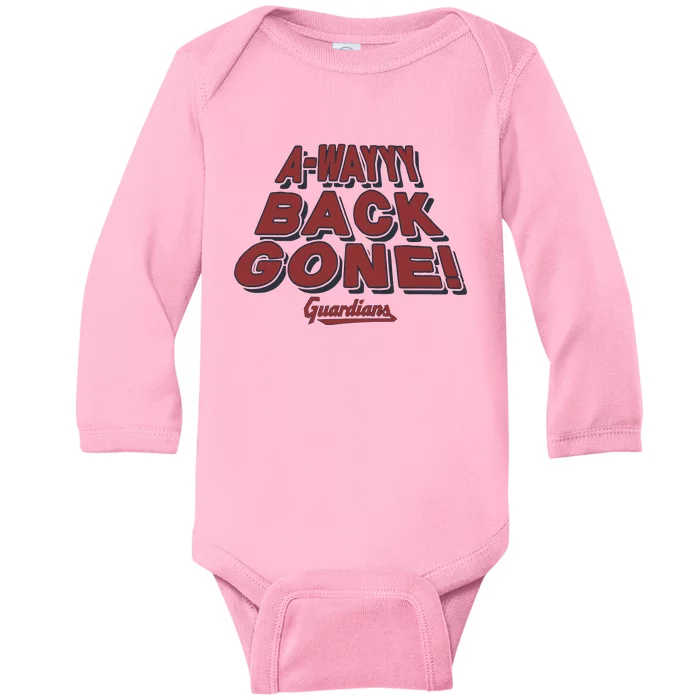 Awayyy Back Gone Baby Long Sleeve Bodysuit