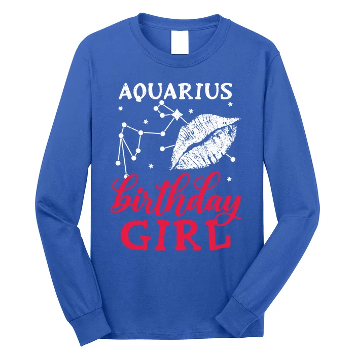 Aquarius Birthday Gift Long Sleeve Shirt