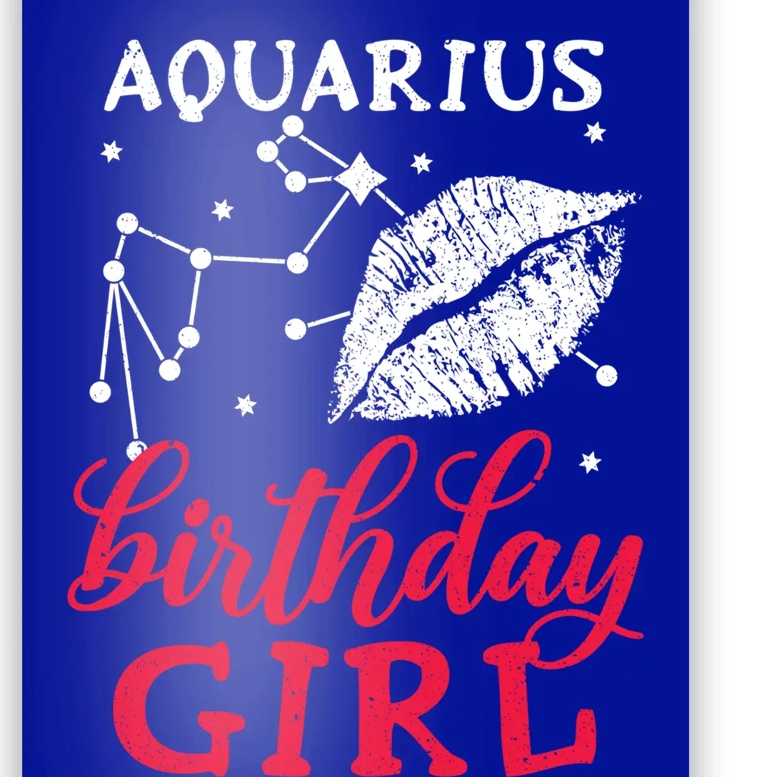 Aquarius Birthday Gift Poster