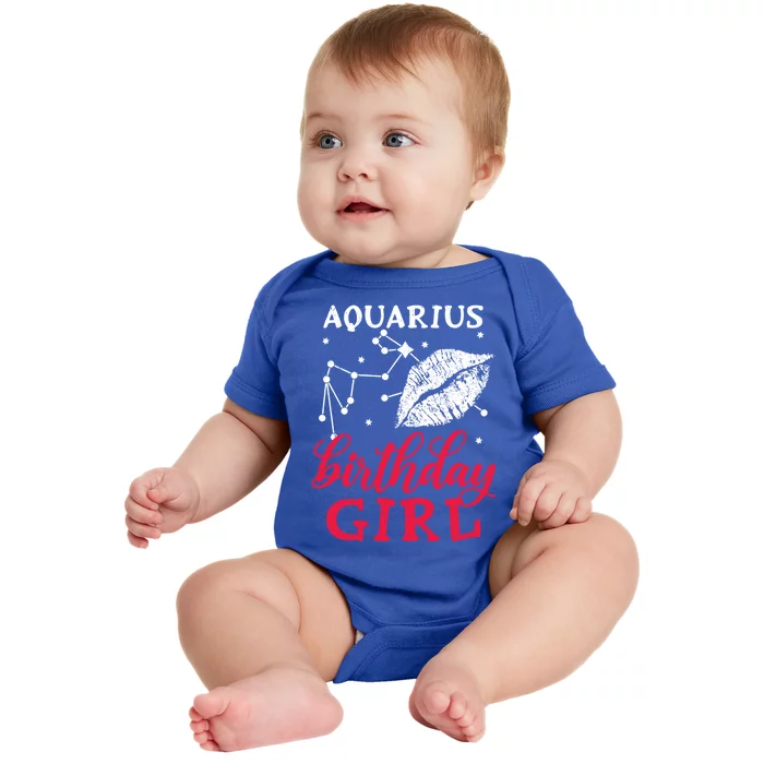 Aquarius Birthday Gift Baby Bodysuit