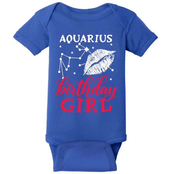 Aquarius Birthday Gift Baby Bodysuit