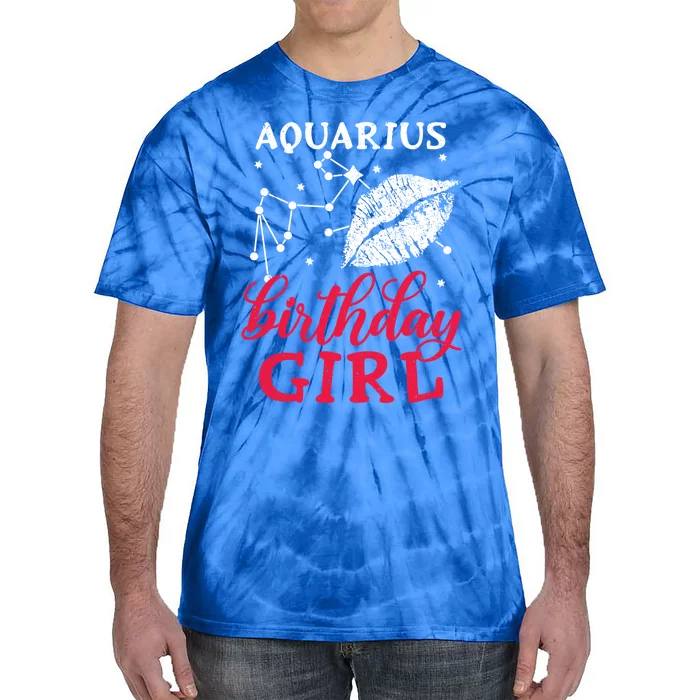 Aquarius Birthday Gift Tie-Dye T-Shirt