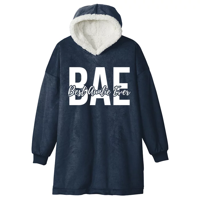 Aun Bae Gift Best Auntie Ever Gift Hooded Wearable Blanket