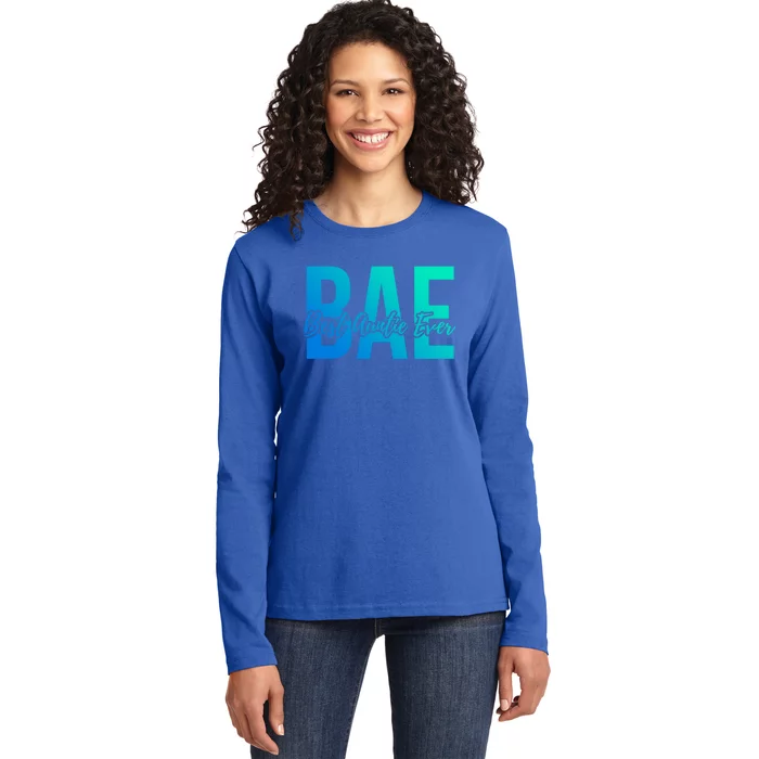 Aun Bae Gift Best Auntie Ever Cute Gift Ladies Long Sleeve Shirt