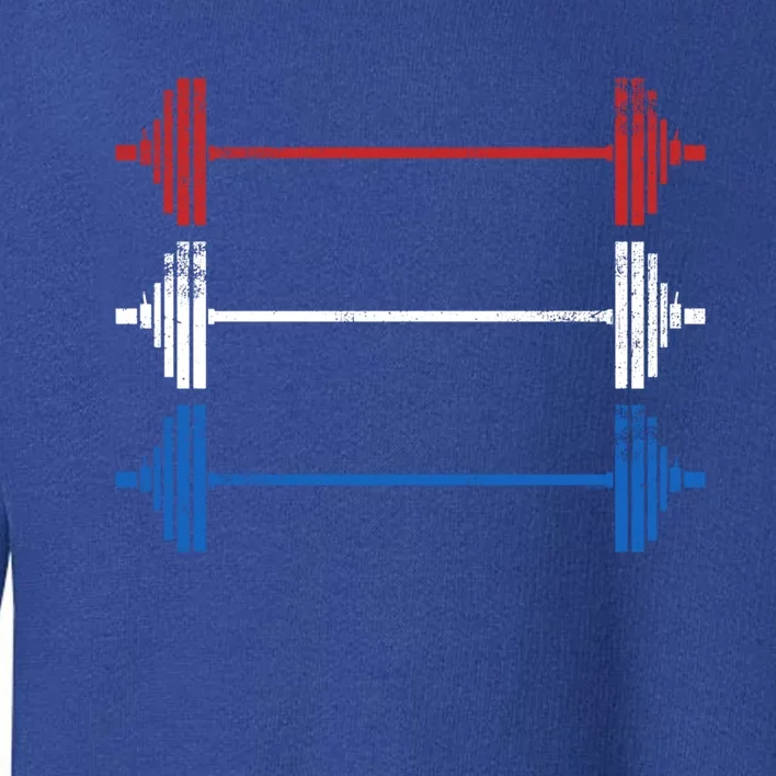 Americana Barbells Gym Great Gift Toddler Sweatshirt