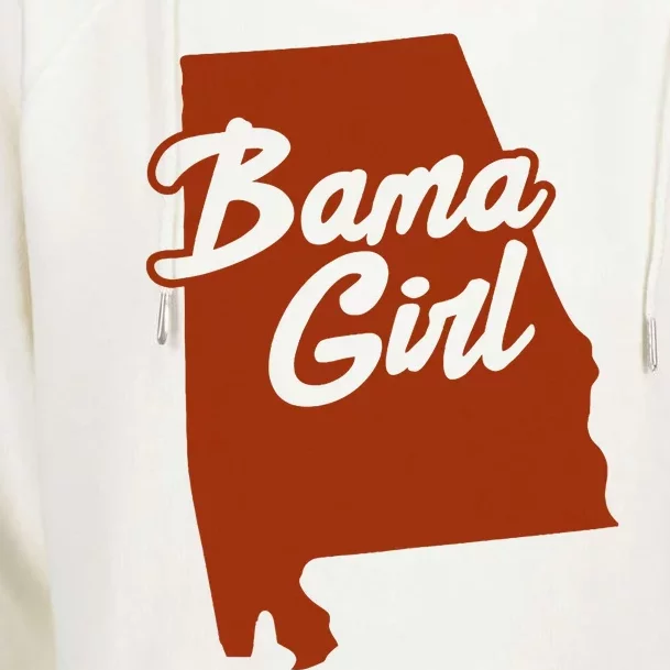 Alabamians Bama Girl Alabama State Womens Funnel Neck Pullover Hood