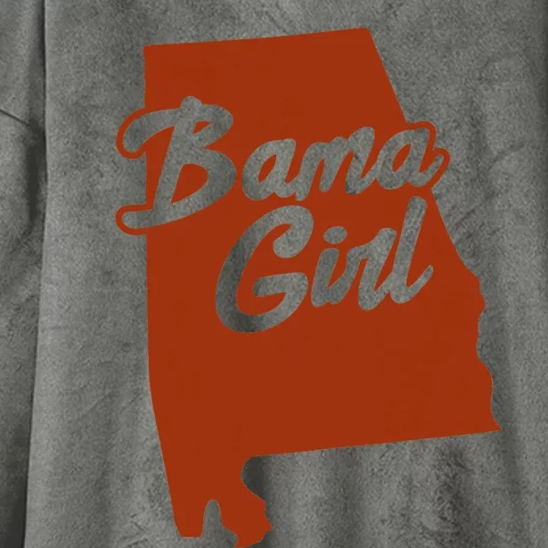 Alabamians Bama Girl Alabama State Hooded Wearable Blanket