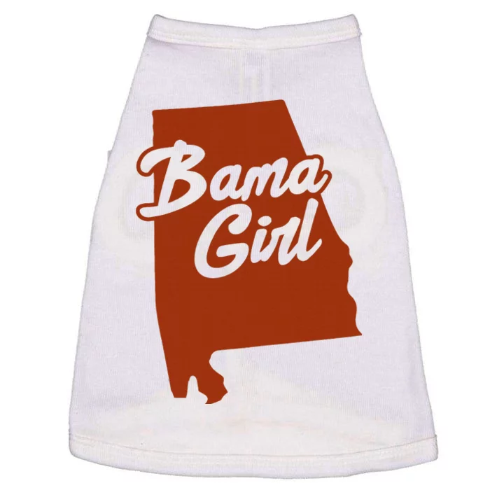 Alabamians Bama Girl Alabama State Doggie Tank