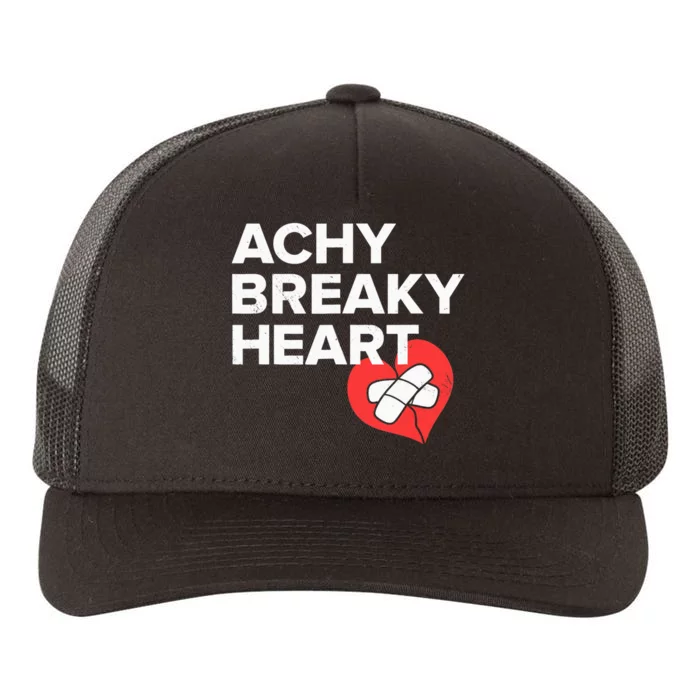 Achy Breaky Heart Gift For Music Lovers Yupoong Adult 5-Panel Trucker Hat