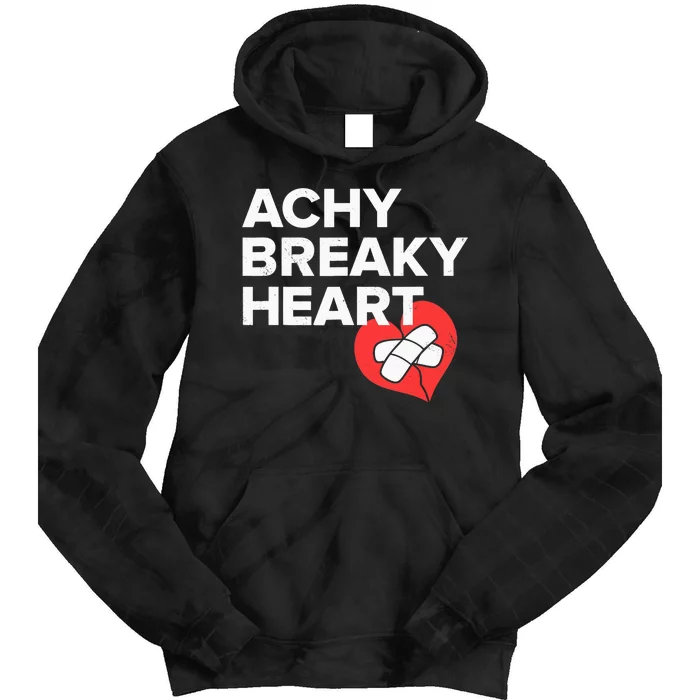 Achy Breaky Heart Gift For Music Lovers Tie Dye Hoodie