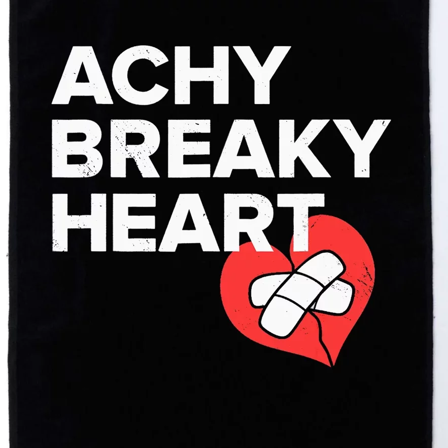 Achy Breaky Heart Gift For Music Lovers Platinum Collection Golf Towel