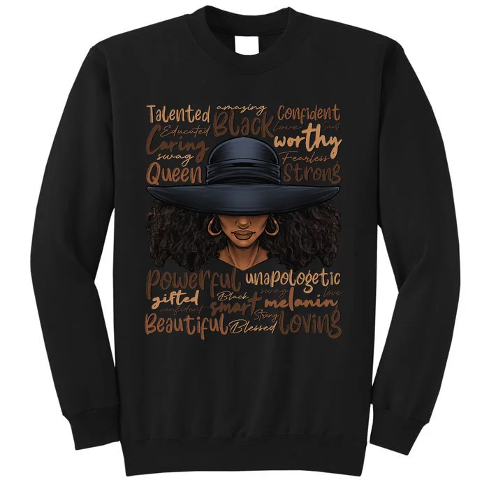 African Black History African American Ladies Juneteenth Tall Sweatshirt