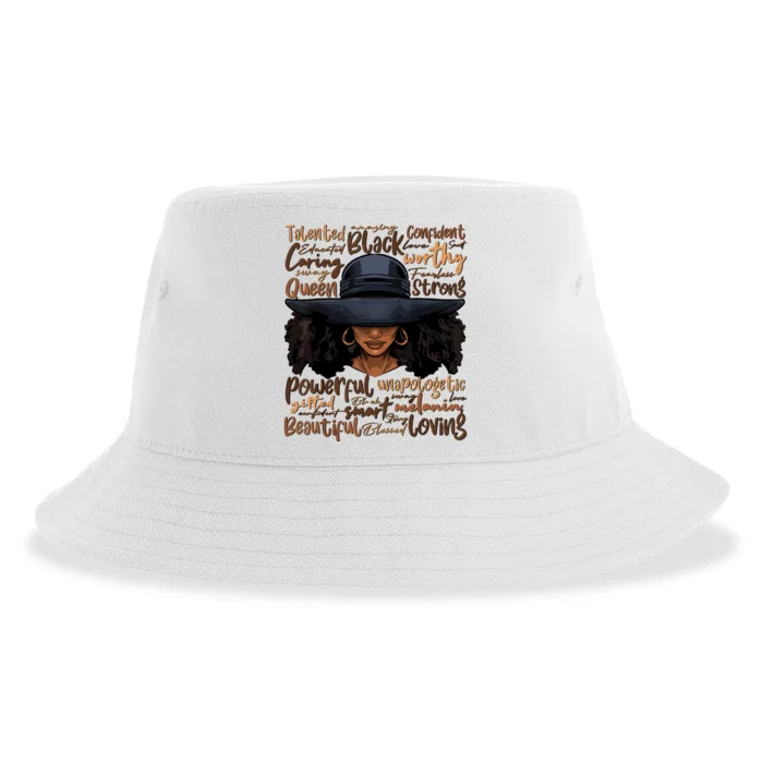 African Black History African American Ladies Juneteenth Sustainable Bucket Hat