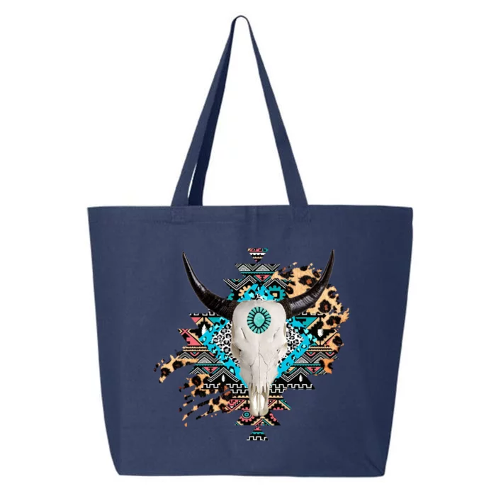 Aztec Bull Horns Pattern Design 25L Jumbo Tote