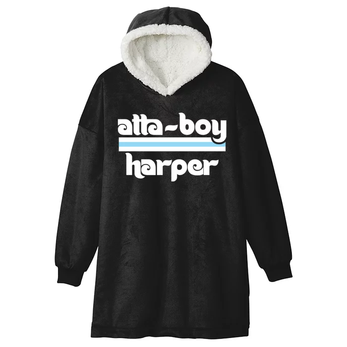 Atta Boy Harper Trending Atta Boy Harper Hooded Wearable Blanket