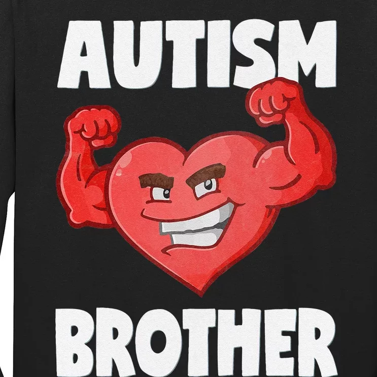 Autism Brother Heart Strong Brothers Awareness Long Sleeve Shirt