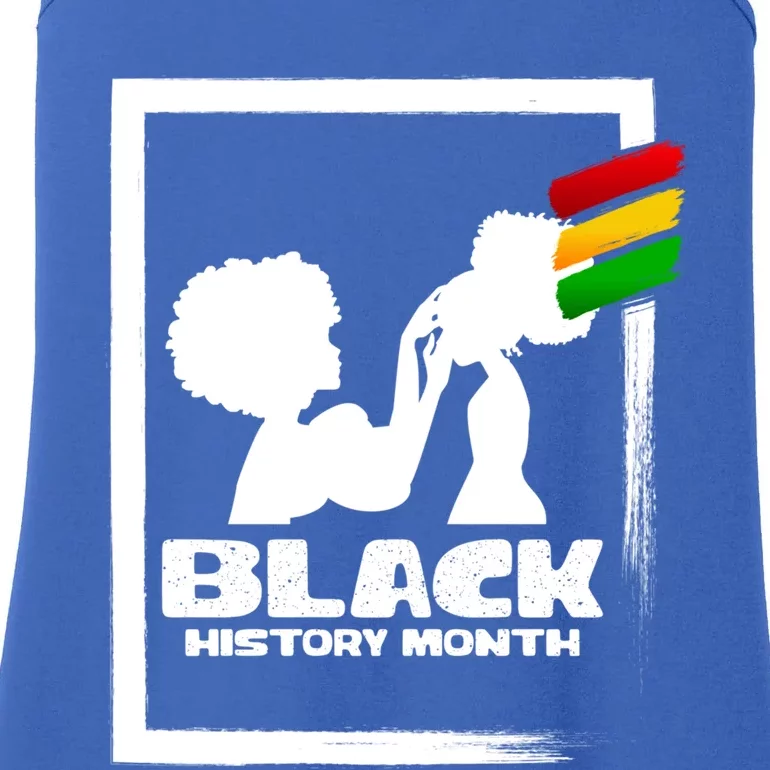 Afro Black History Month African Mom And Daughter Cute Gift Ladies Essential Tank