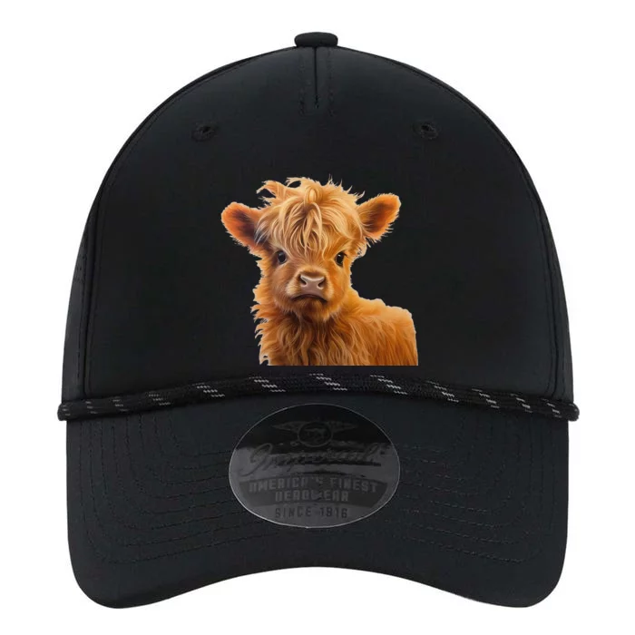 Adorable Baby Highland Cow Calf Performance The Dyno Cap