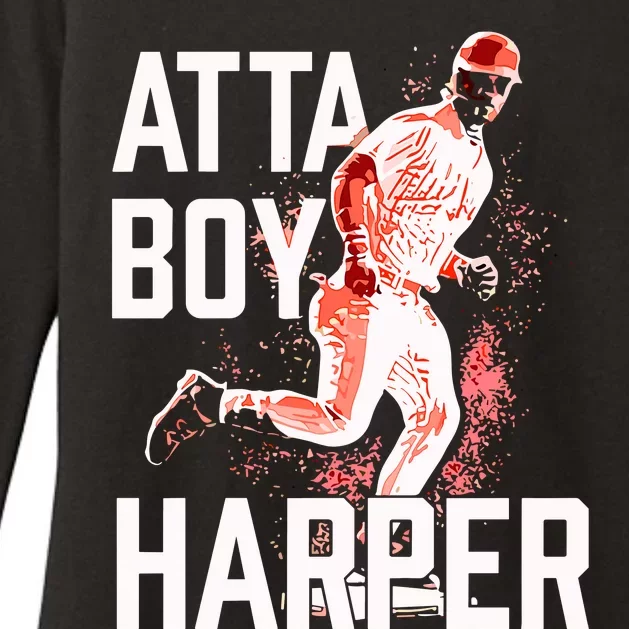 Atta Boy Harper Philadelphia Womens CVC Long Sleeve Shirt