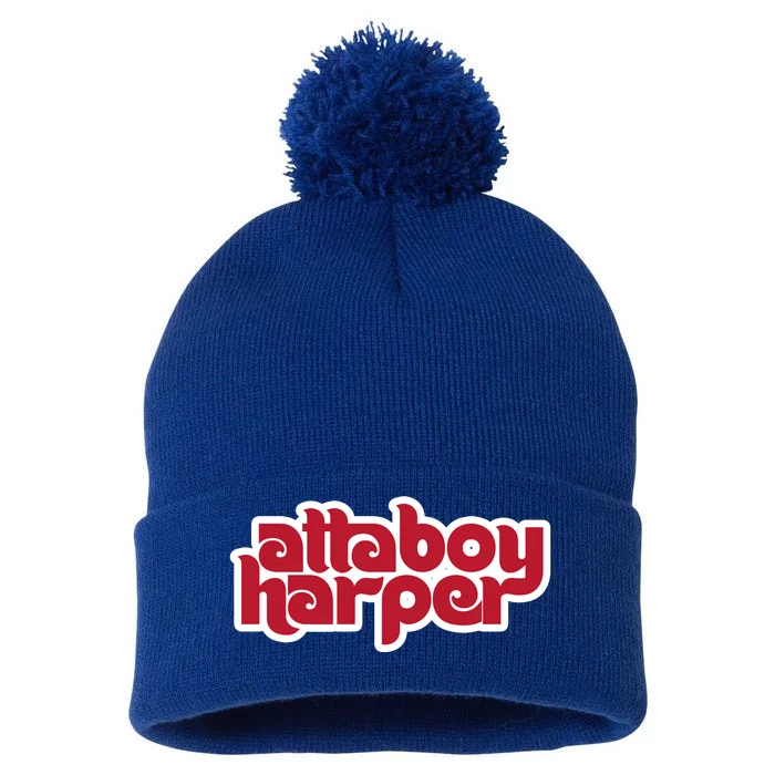 Atta Boy Harper Philadelphia Pom Pom 12in Knit Beanie