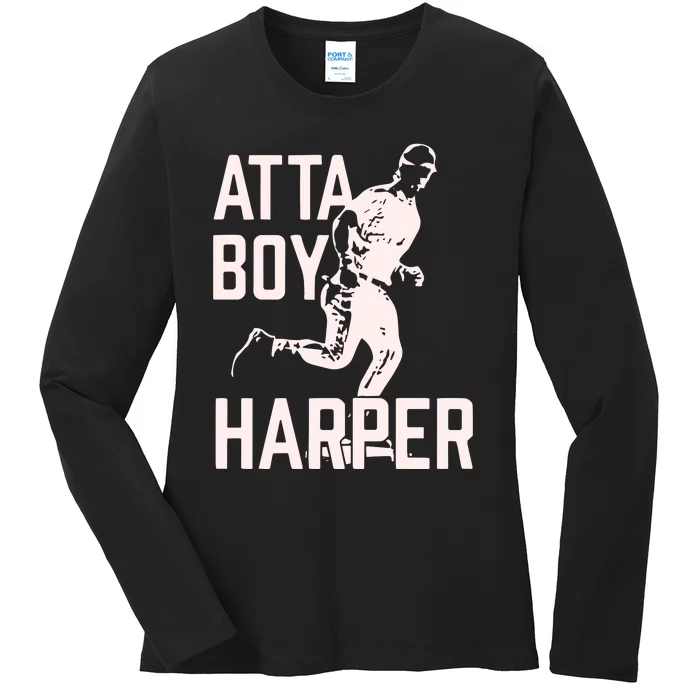 Atta Boy Harper Philadelphia Ladies Long Sleeve Shirt