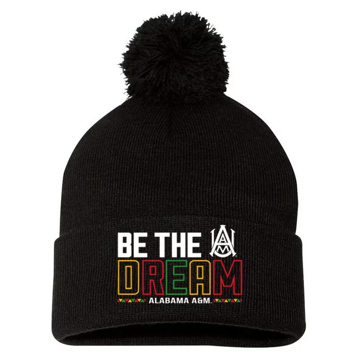 Alabama Bulldogs Hbcu Be The Dream Pom Pom 12in Knit Beanie