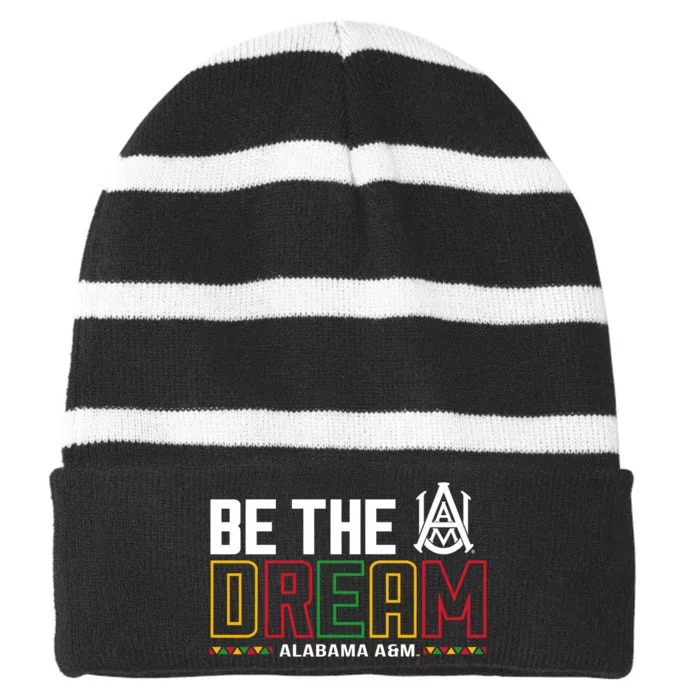 Alabama Bulldogs Hbcu Be The Dream Striped Beanie with Solid Band