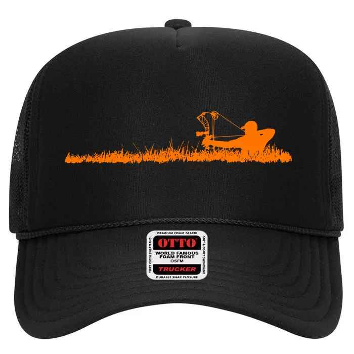 Archery Bow Hunter Deer Mule Elk Bow Hunting Accessories High Crown Mesh Trucker Hat