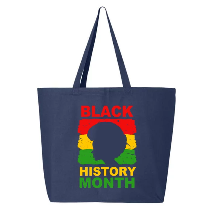 Afro Black History Month Gift 25L Jumbo Tote