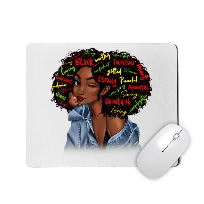 African Black History African American Ladies Juneteenth Mousepad