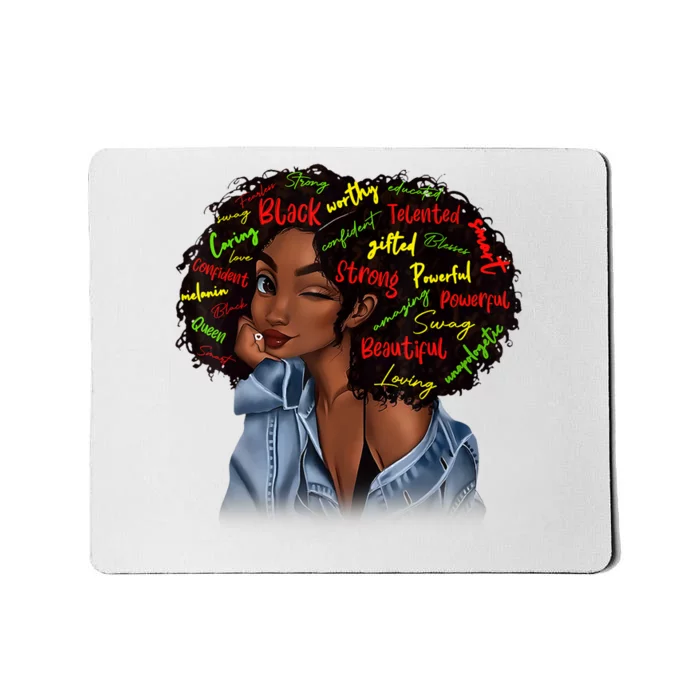 African Black History African American Ladies Juneteenth Mousepad