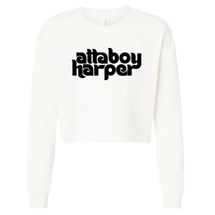 Atta Boy Harper Cropped Pullover Crew