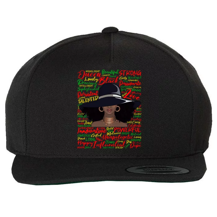 African Black History Juneteenth African American Cute Gift Wool Snapback Cap