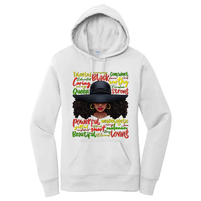 African Black History African American Ladies Juneteenth Women's Pullover Hoodie