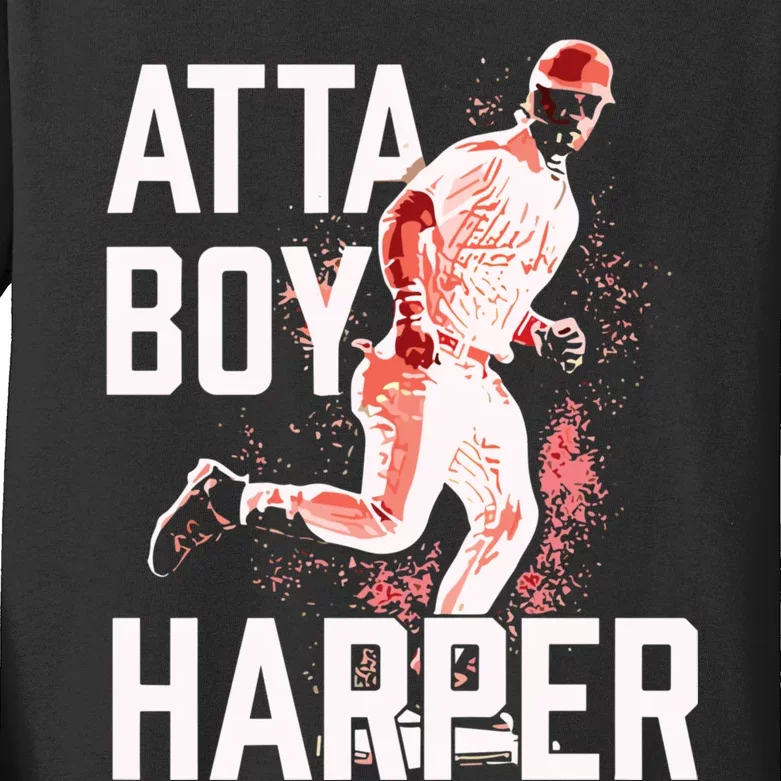 Atta Boy Harper Trending Atta Boy Harper Kids Long Sleeve Shirt