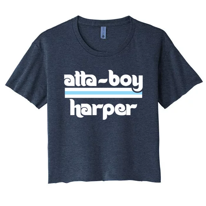 Atta Boy Harper Trending Atta Boy Harper Women's Crop Top Tee