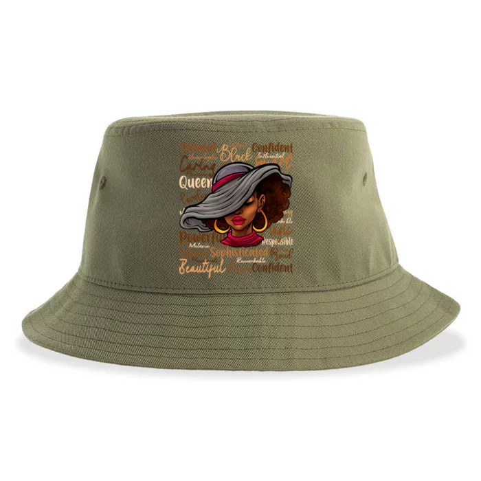 African Black History African American Juneteenth Gift Sustainable Bucket Hat