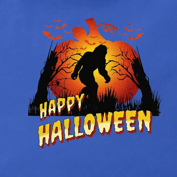 A Bigfoot Halloween Happy Halloween Zip Tote Bag