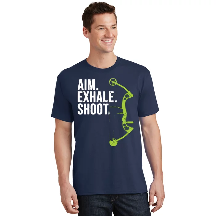 Archery Bow Hunting Shirts Aim Exhale Shoot T-Shirt