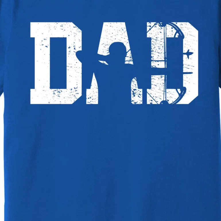 Archery Bow Hunting Dad Fathers Day Gift Premium T-Shirt