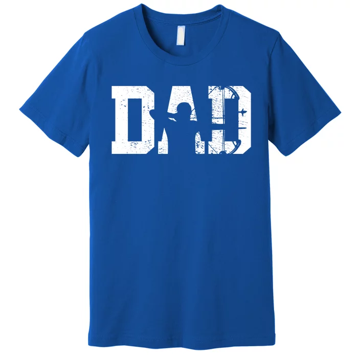 Archery Bow Hunting Dad Fathers Day Gift Premium T-Shirt