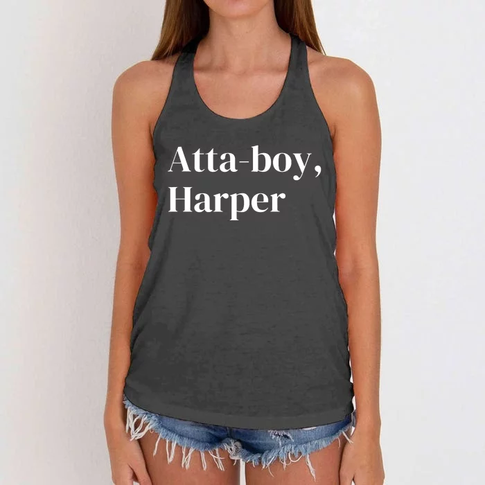 Atta Boy Harper Women's Knotted Racerback Tank