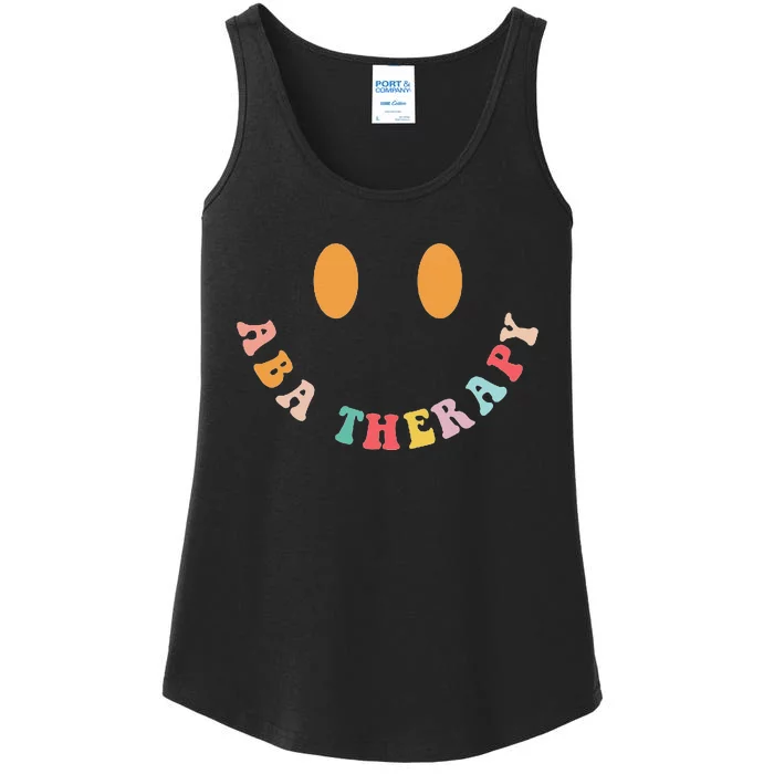 All Behavior Is A Form Of Communication Aba Therapy 2 Sided Ladies Essential Tank