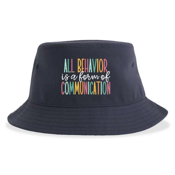 All Behavior Is A Form Of Communication Sustainable Bucket Hat