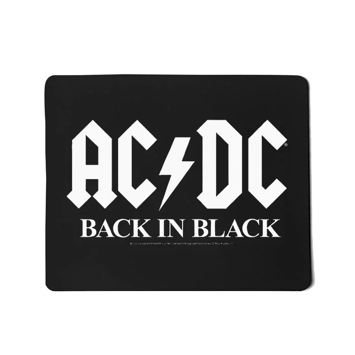 A.C.D.C Back In Black Mousepad