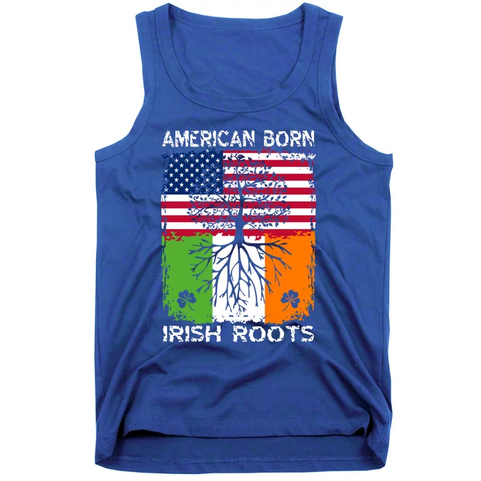 American Born Irish Roots St Patrick’s Day Ireland Flag Gift Tank Top