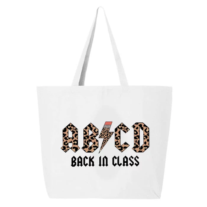 ABCD Back In Class Teacher Rock And Roll Parody AC 25L Jumbo Tote