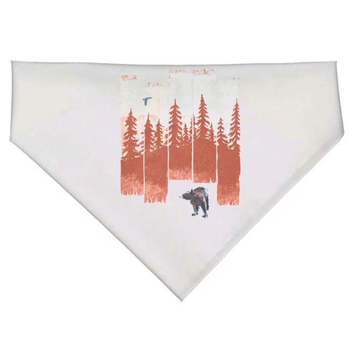 A Bear In The Wild... USA-Made Doggie Bandana