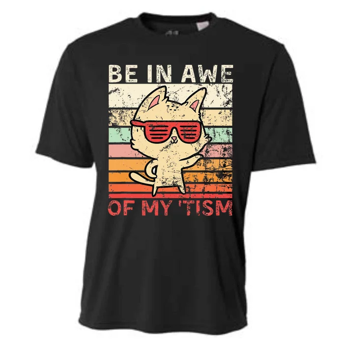 Autism Be In Awe Of My Tism Adult Awe Tism Cooling Performance Crew T-Shirt